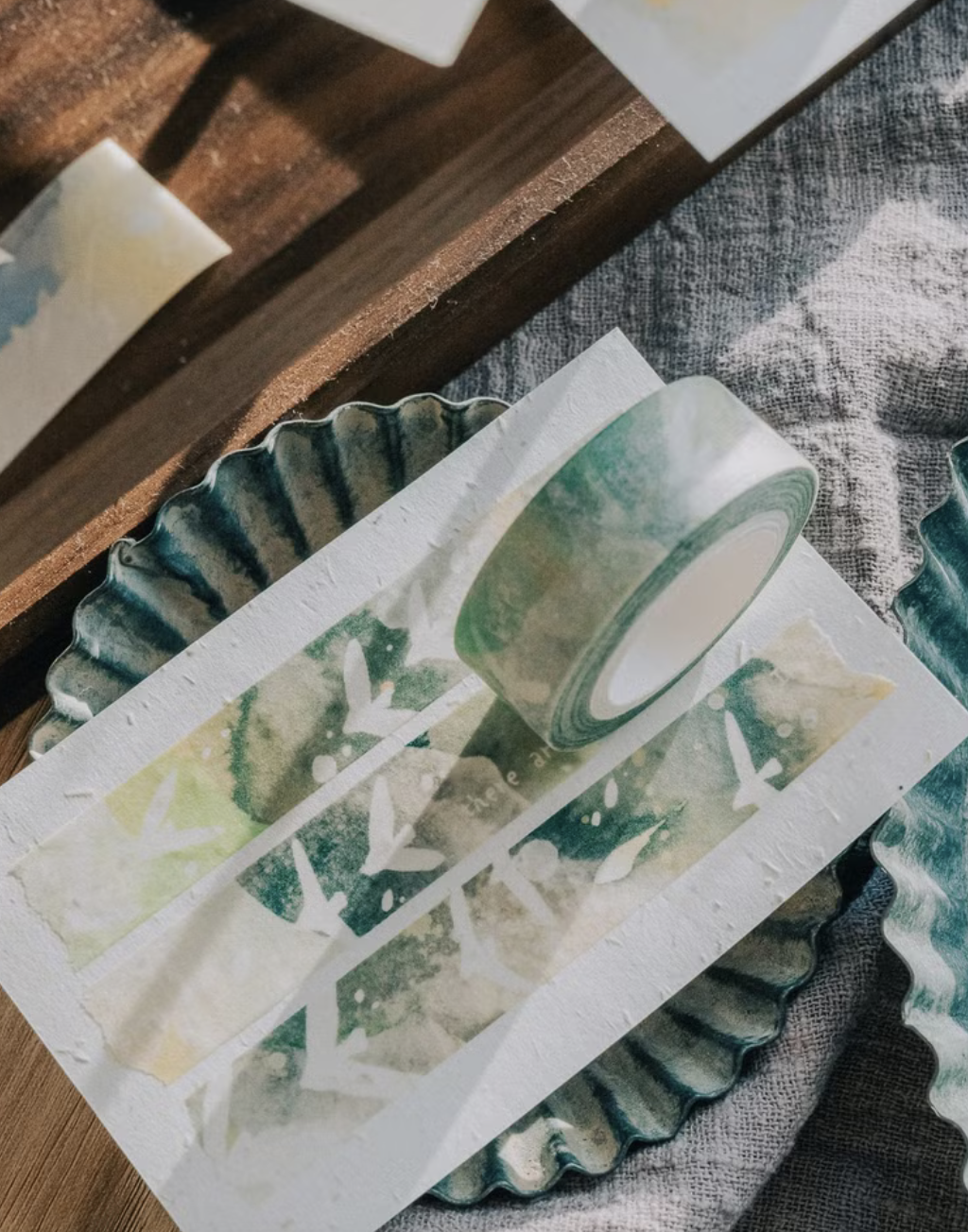 喵大 Meow illustration | 曠野裡有青鳥 和紙膠帶