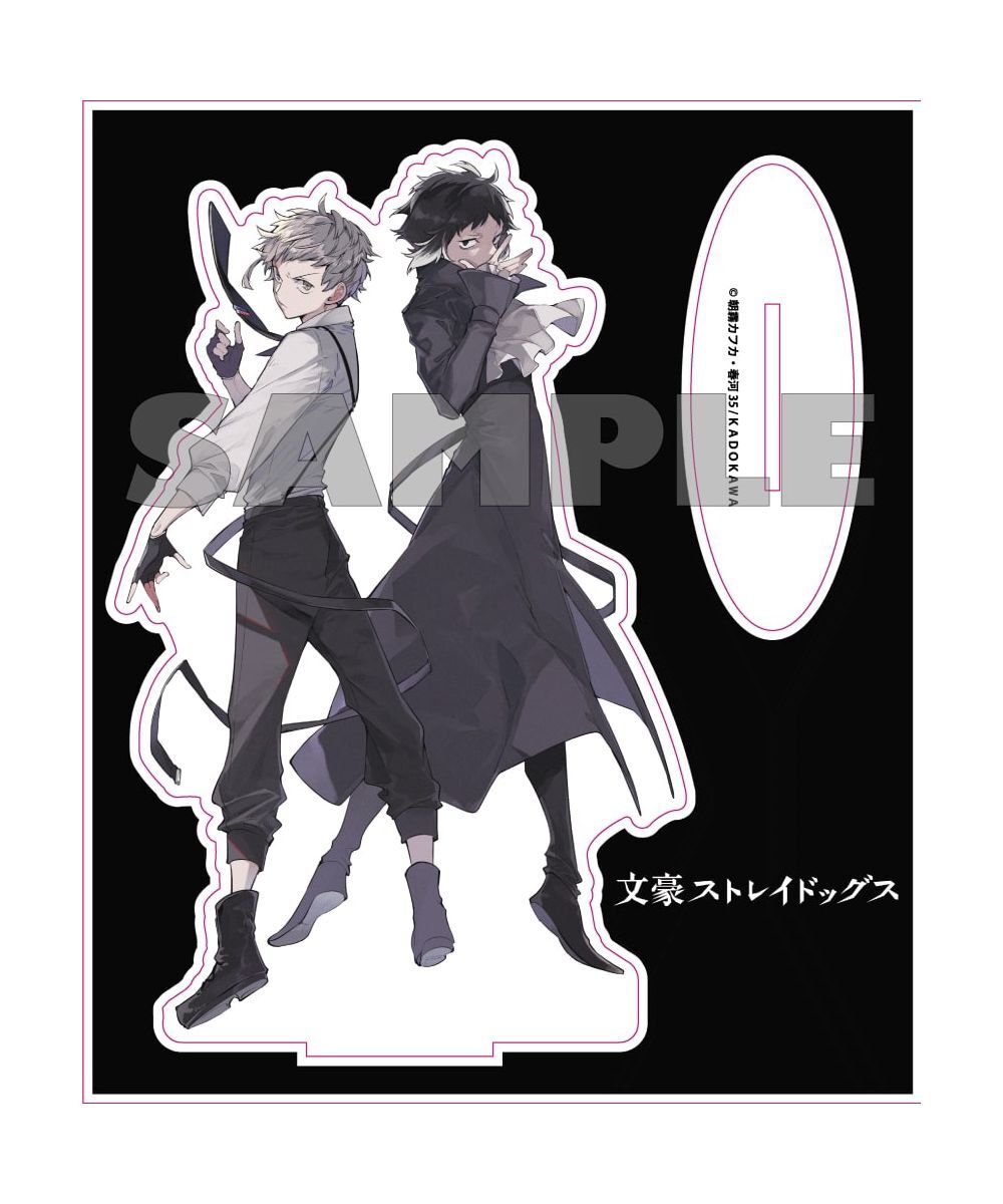 預購-【再販】「文豪Stray dogs」春河35插圖 壓克力立牌＜敦＆芥川＞【日本進口精品】