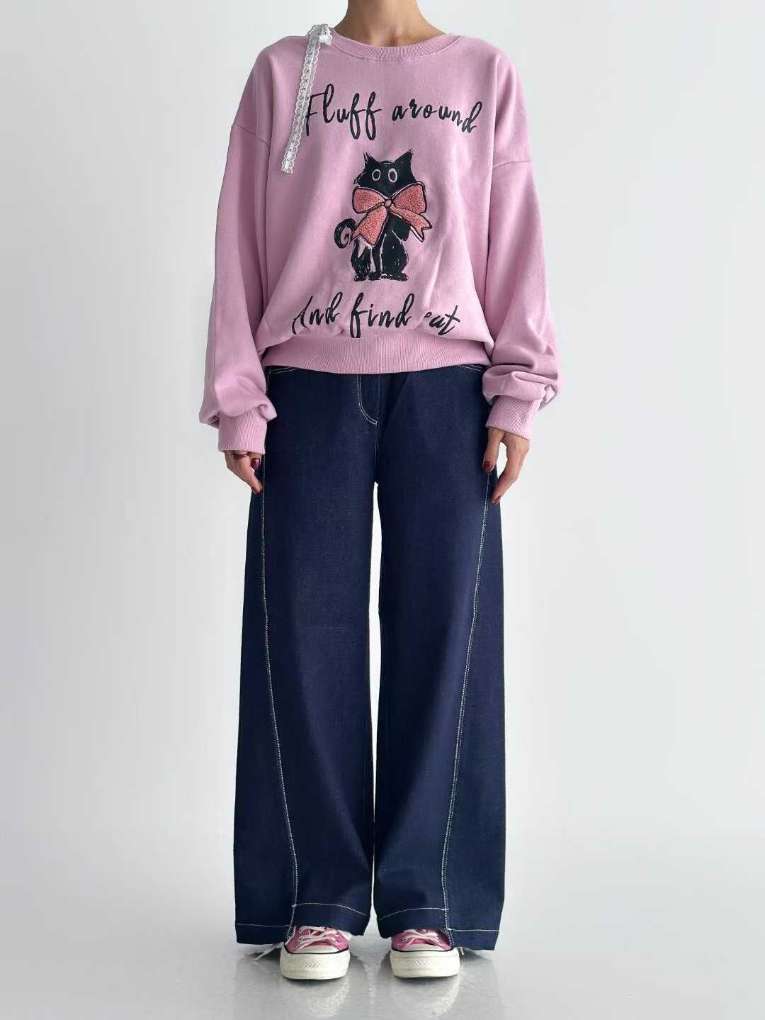 IO5146 貓貓圖案衛衣