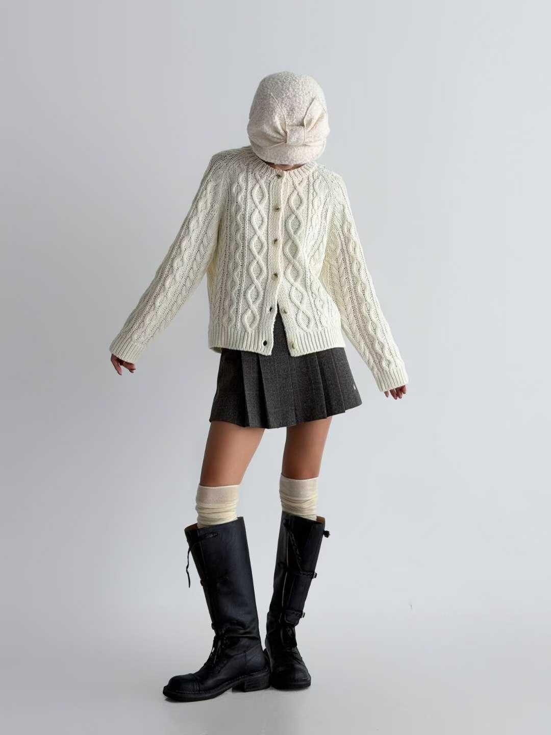 IO5125 格紋百褶短裙褲(S/M/L)