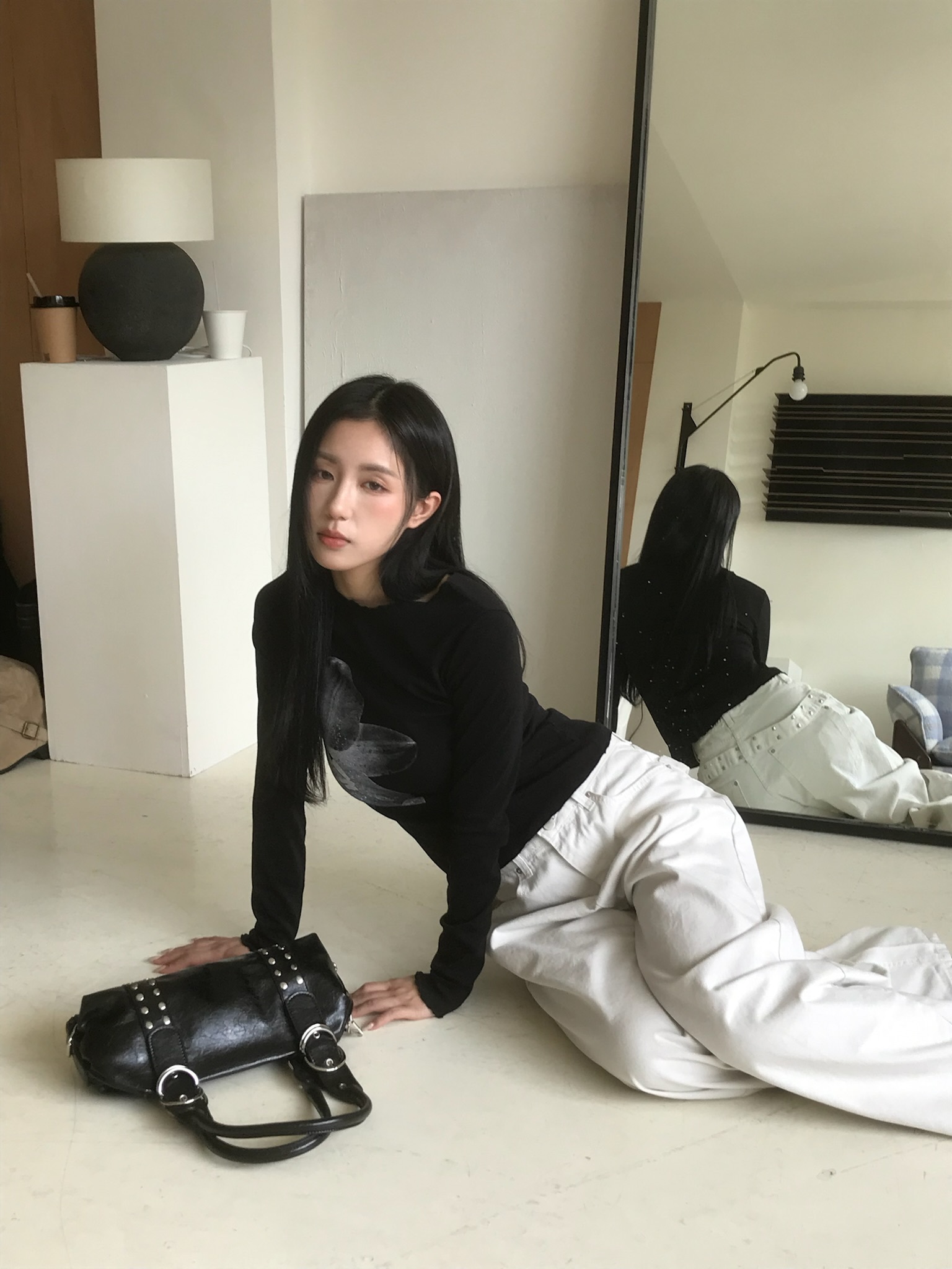 【Discount】Lily Print Tee #上衣