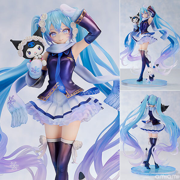 Nov Good Smile Company Character Vocal Series 01 Hatsune Miku Snow Miku x Kuromi 1/7 Complete Figure Pre-order
