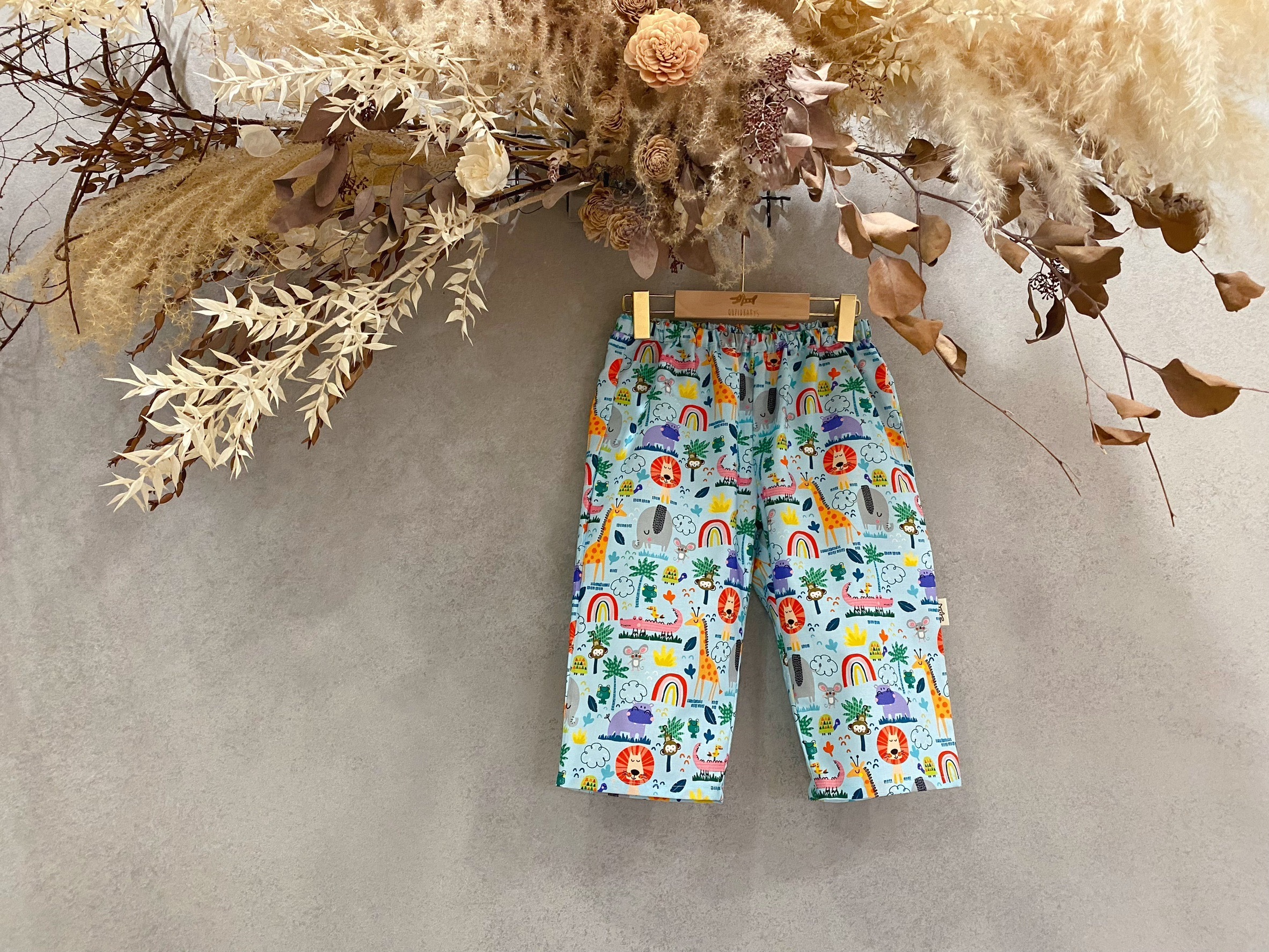 可愛動物園 九分寬褲（120）