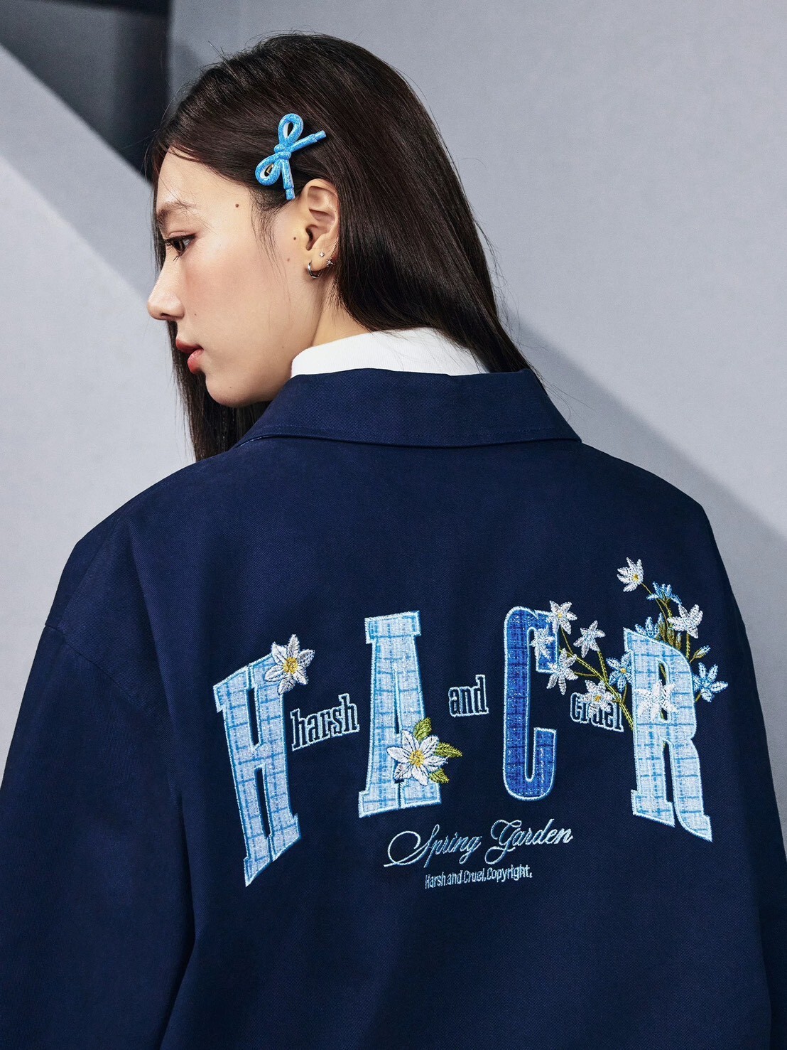 harsh and cruel 雙面穿刺繡外套