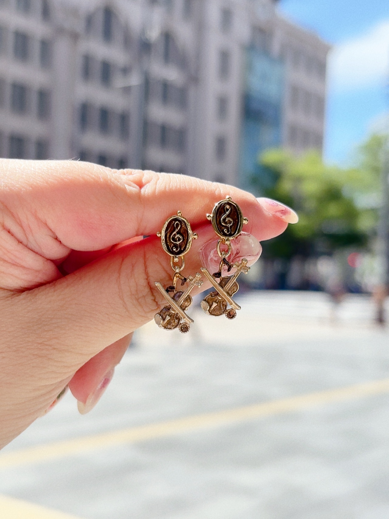 小提琴&音符耳環/戒指/頸鏈