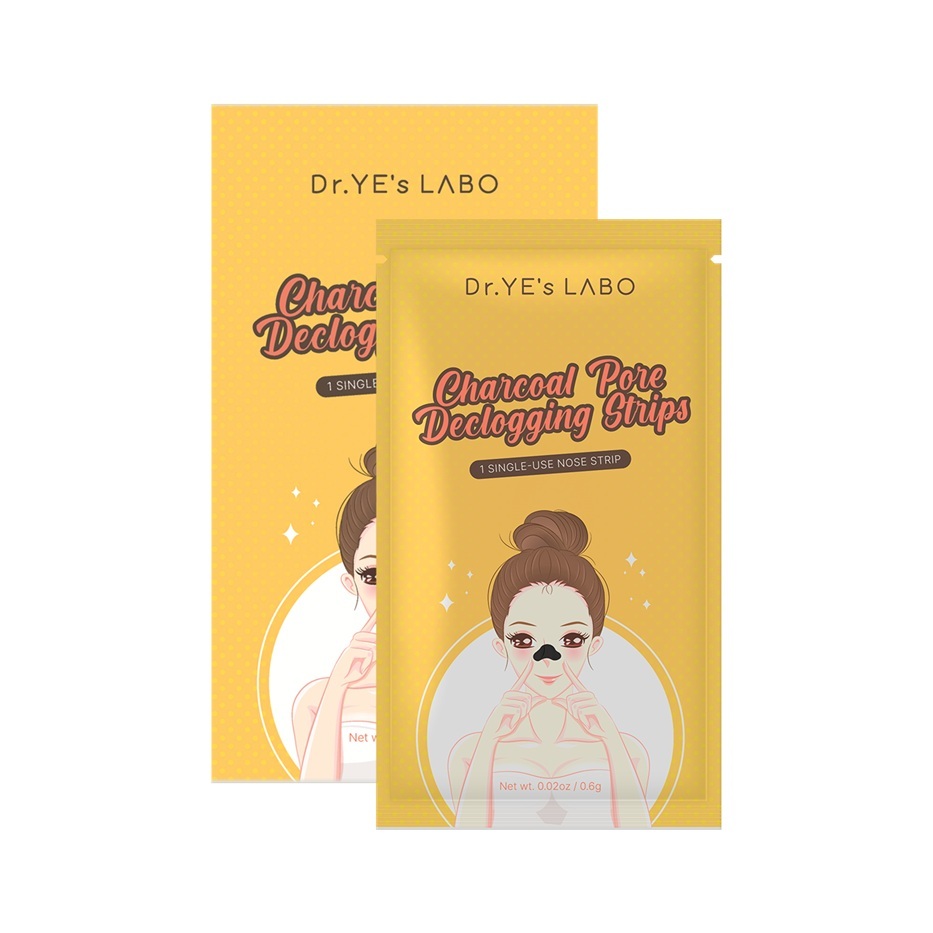 DR. YE's LABO 木炭清潔黑頭鼻帖 Charcoal Pore Declogging Strips (0.6g x6片)