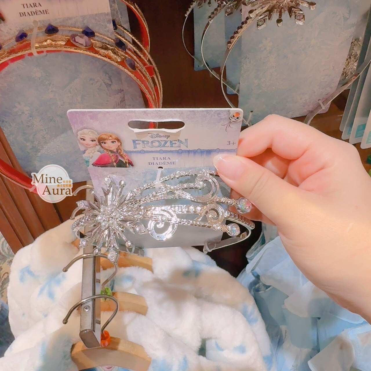 艾莎 Elsa 亮鑽 雪花 造型 髮圈 髮箍 冰雪奇緣 Frozen -香港迪士尼樂園
