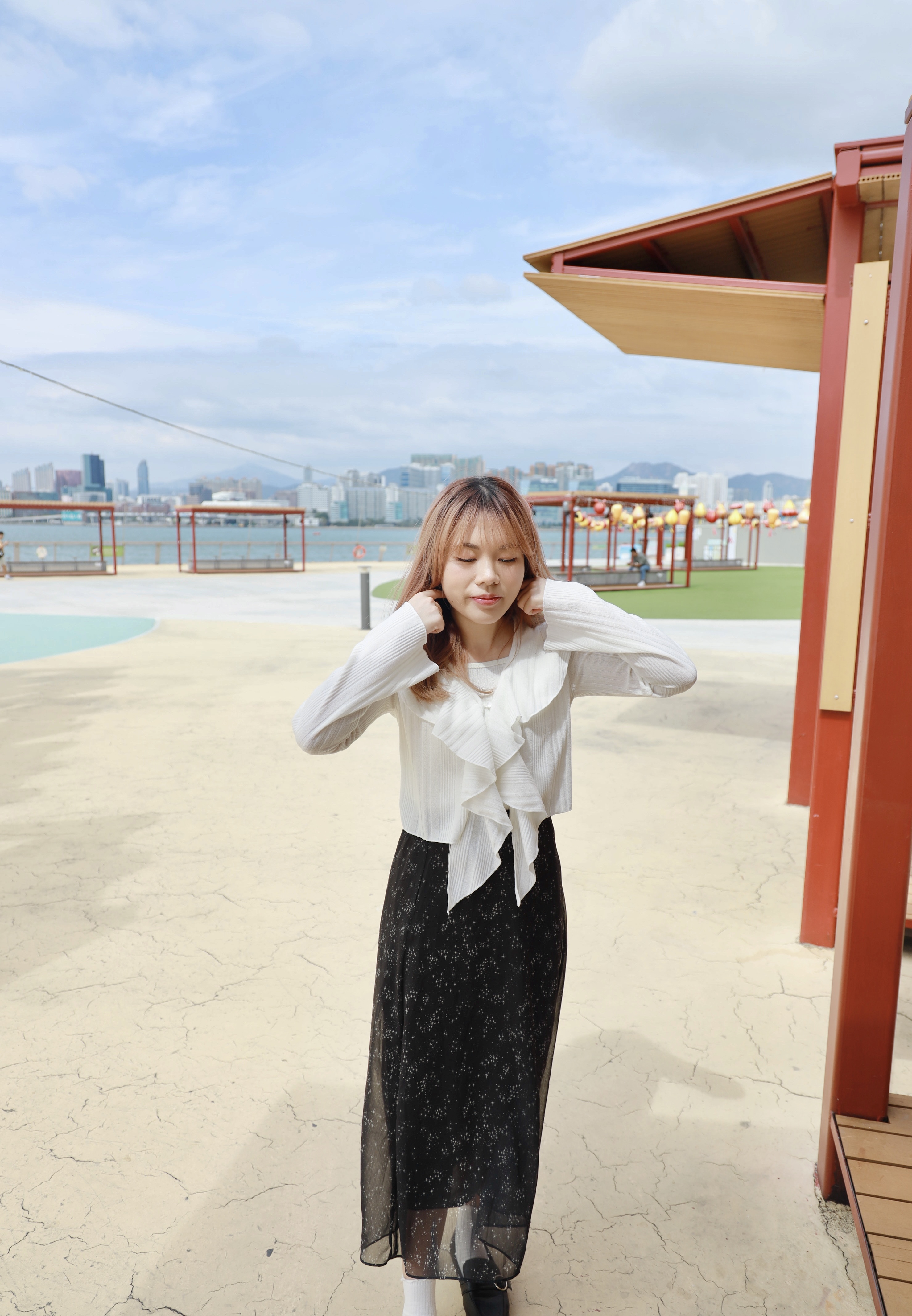 ||CA190|| 典雅花瓣外套TOP