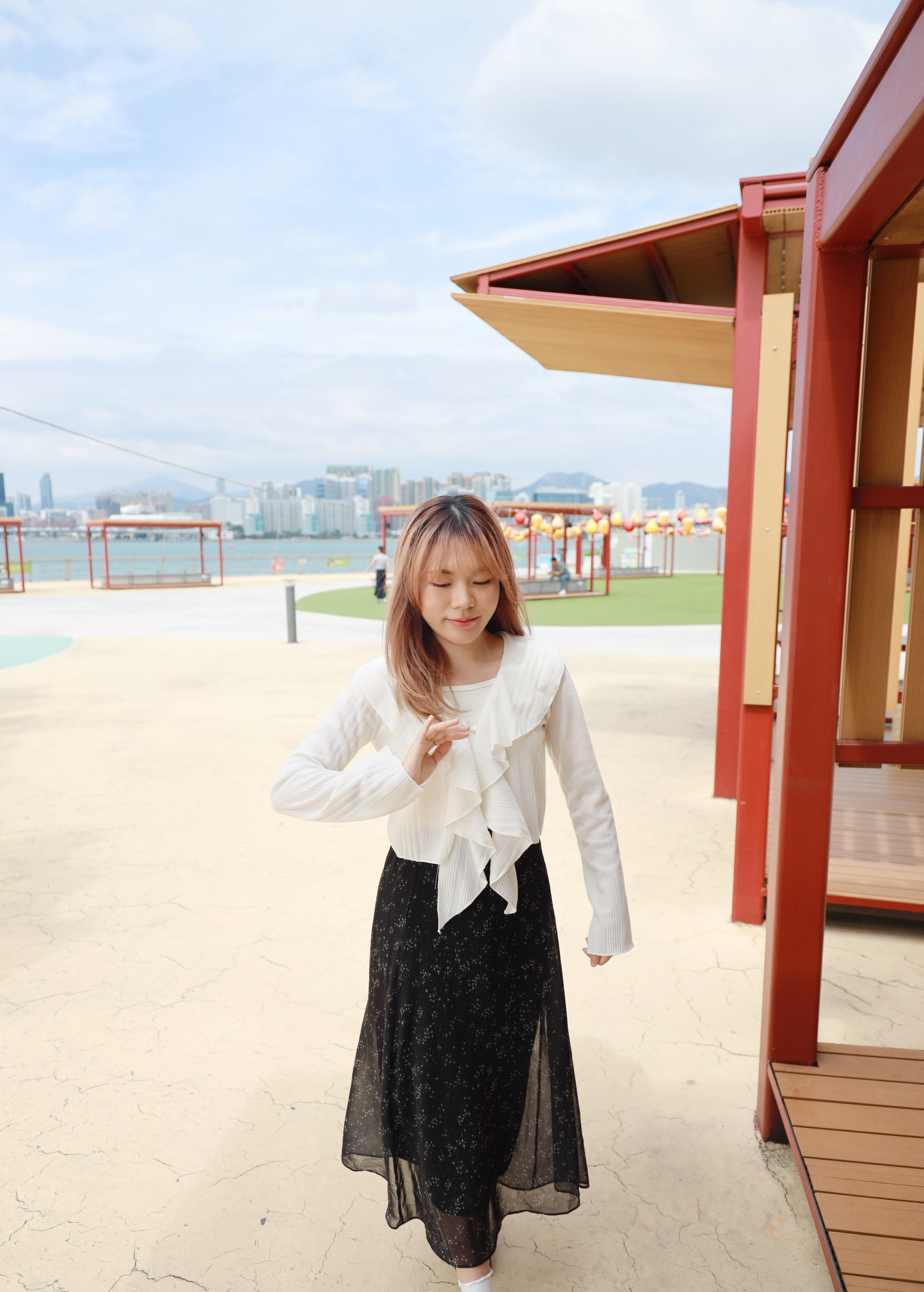 ||CA190|| 典雅花瓣外套TOP