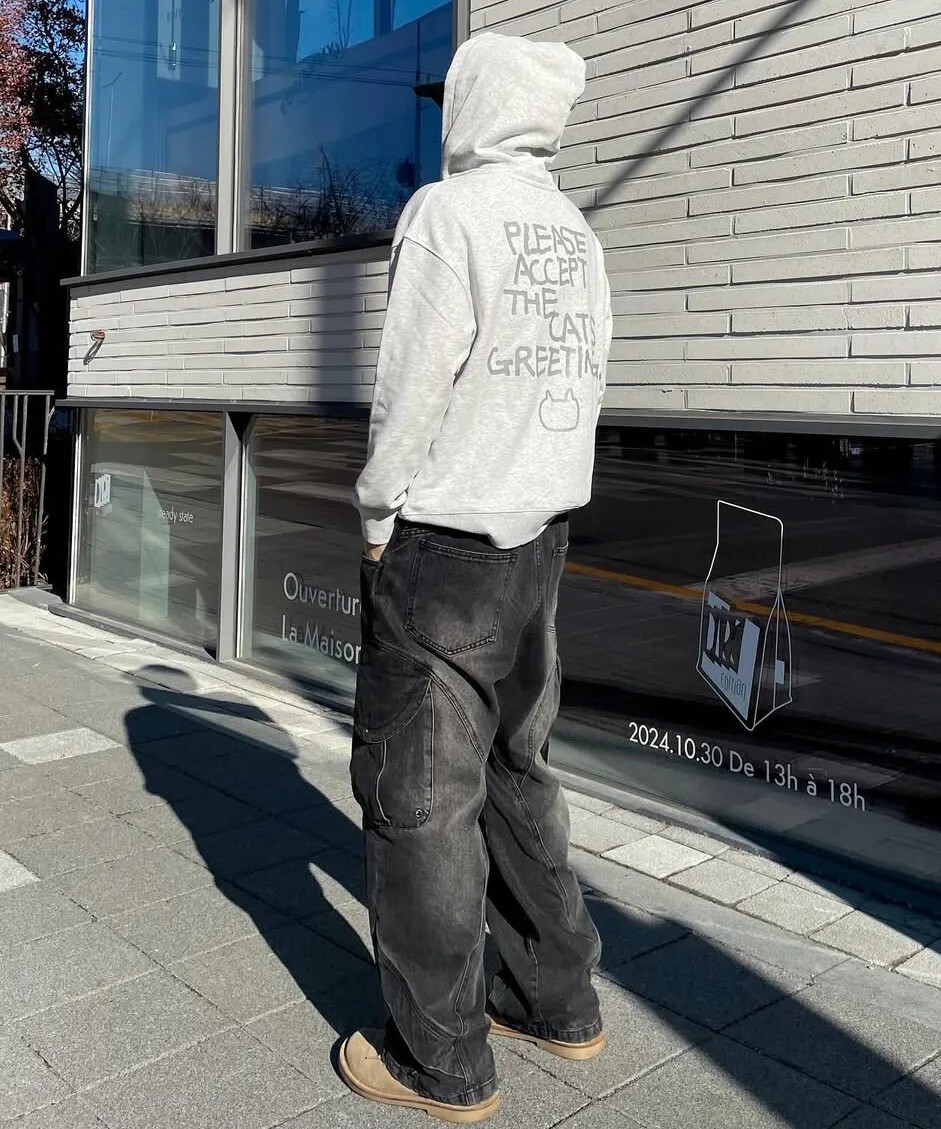 社團客訂(11/2關閉賣場) 韓國小眾品牌LMR 前小標後大圖 貓咪款 Seventeen 金珉奎同款