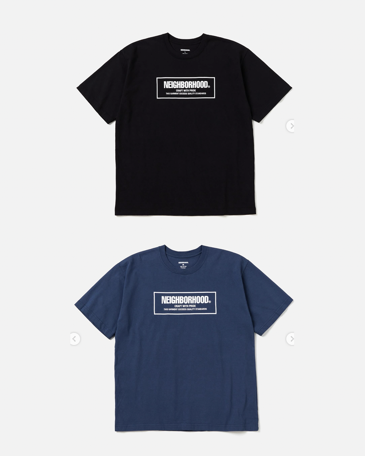 [Instock] NEIGHBORHOOD FW24 NH . TEE SS-1 | (Black / Navy)