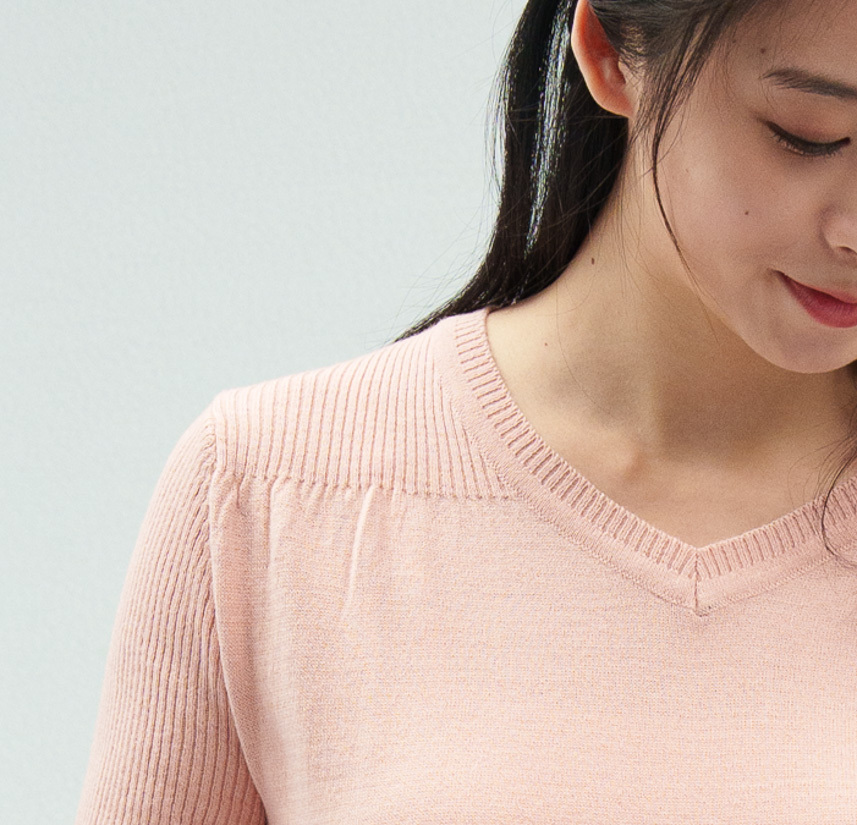 層次編織設計細針織毛衣