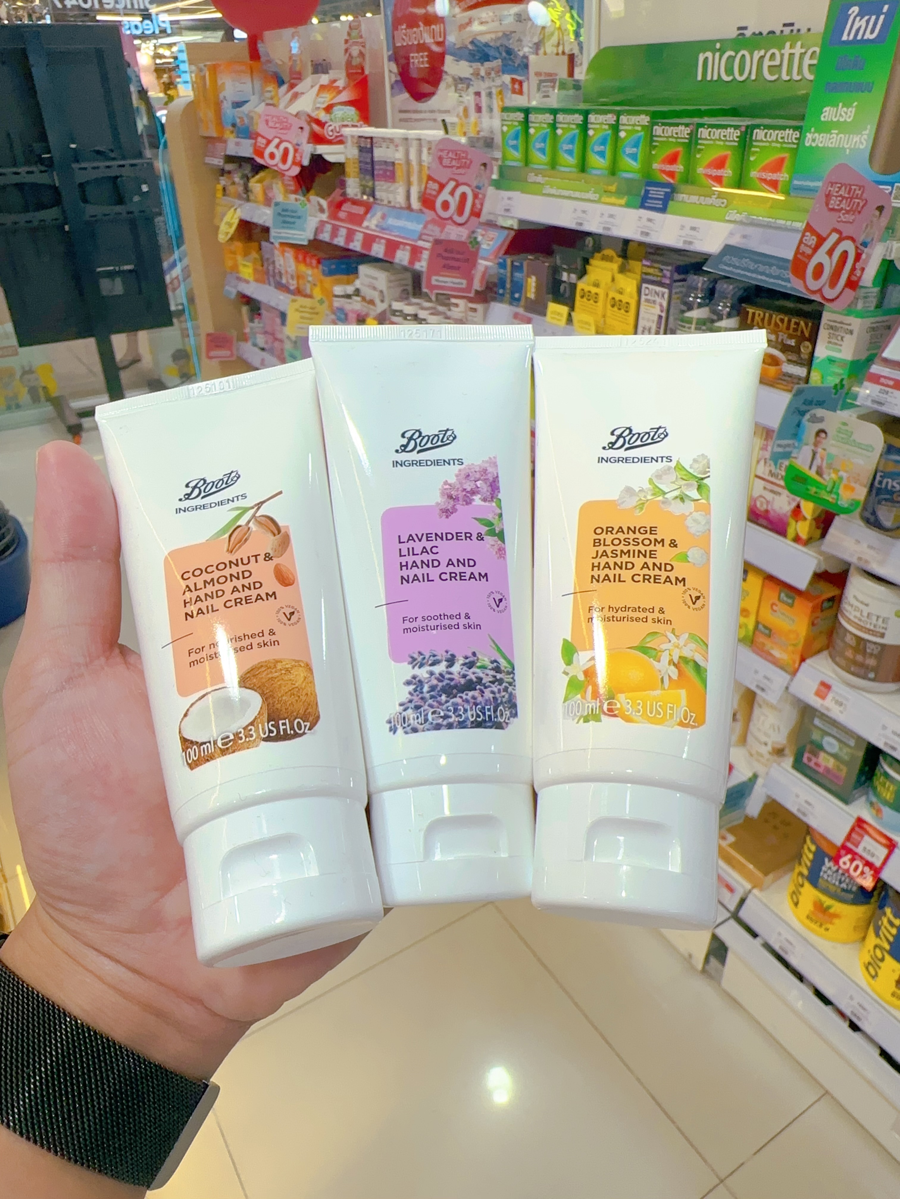 抵至6折！泰國boots 秋冬精選 hand and naul cream 護手霜