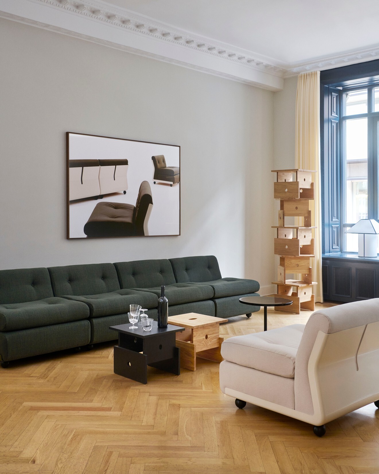 HAY wood box 咖啡桌茶几在丹麥展示