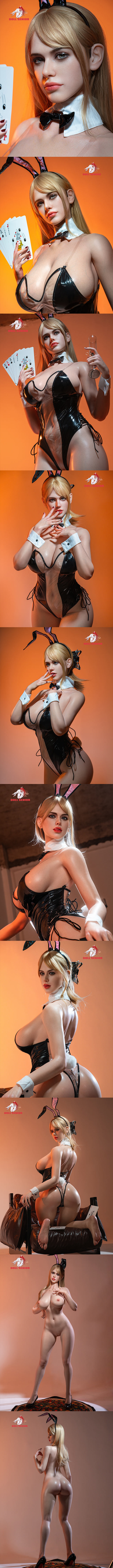 娃娃學姐 西莉絲蒂雅 全矽膠 170cm皮紋款 silicone sex doll with skin texture