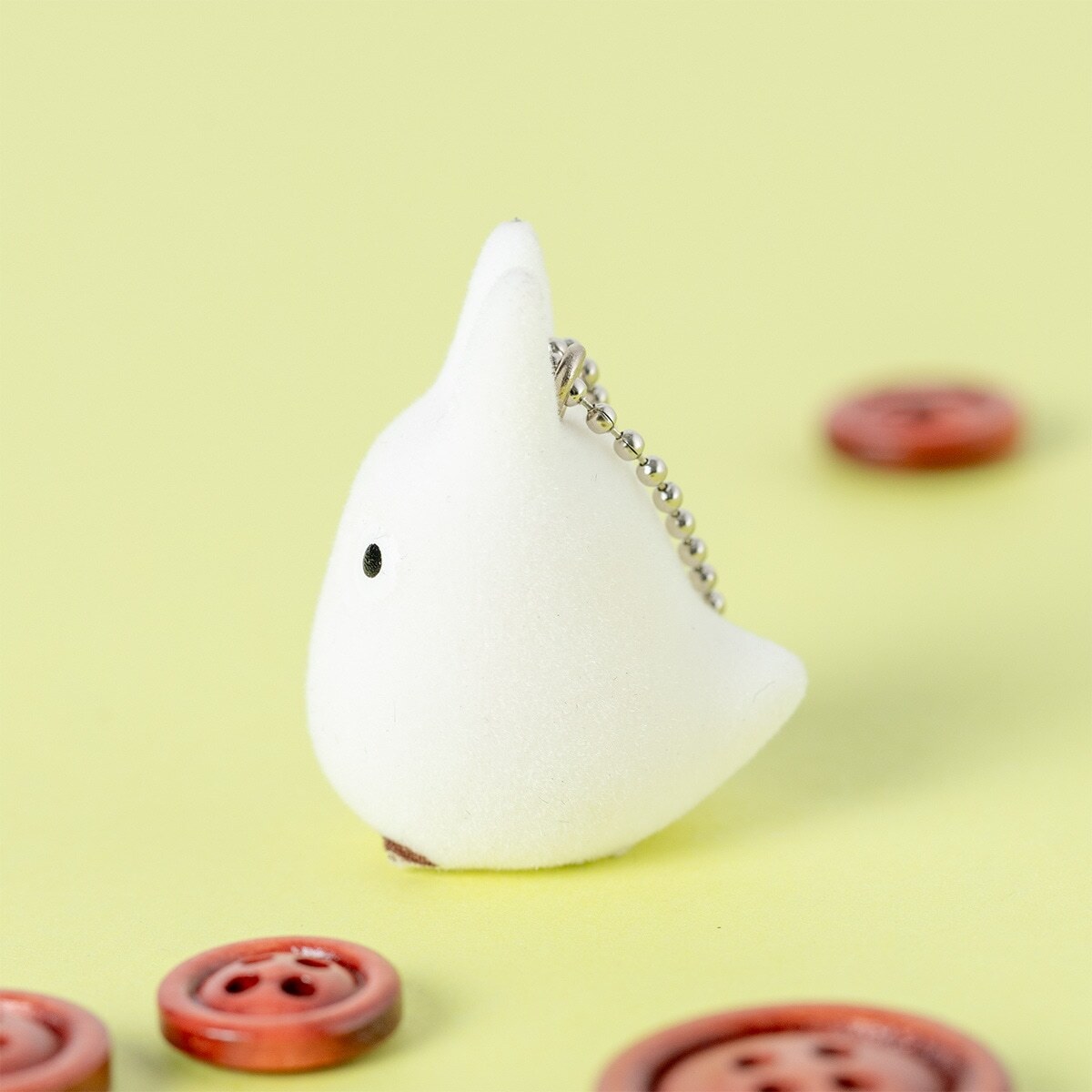 植絨鑰匙圈 小龍貓