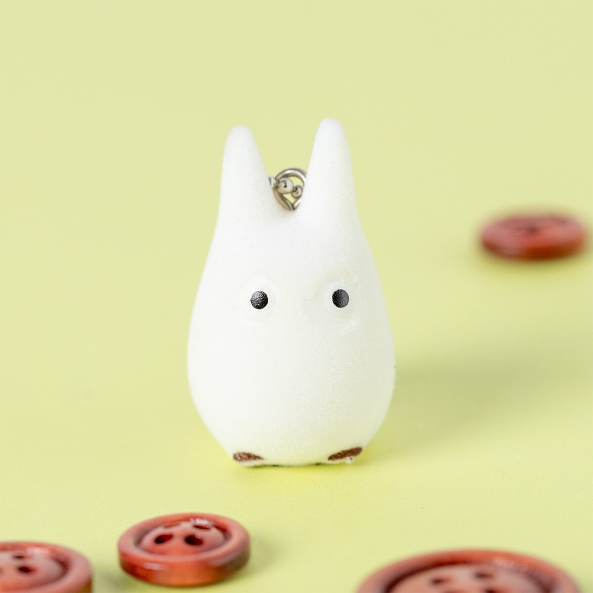 植絨鑰匙圈 小龍貓