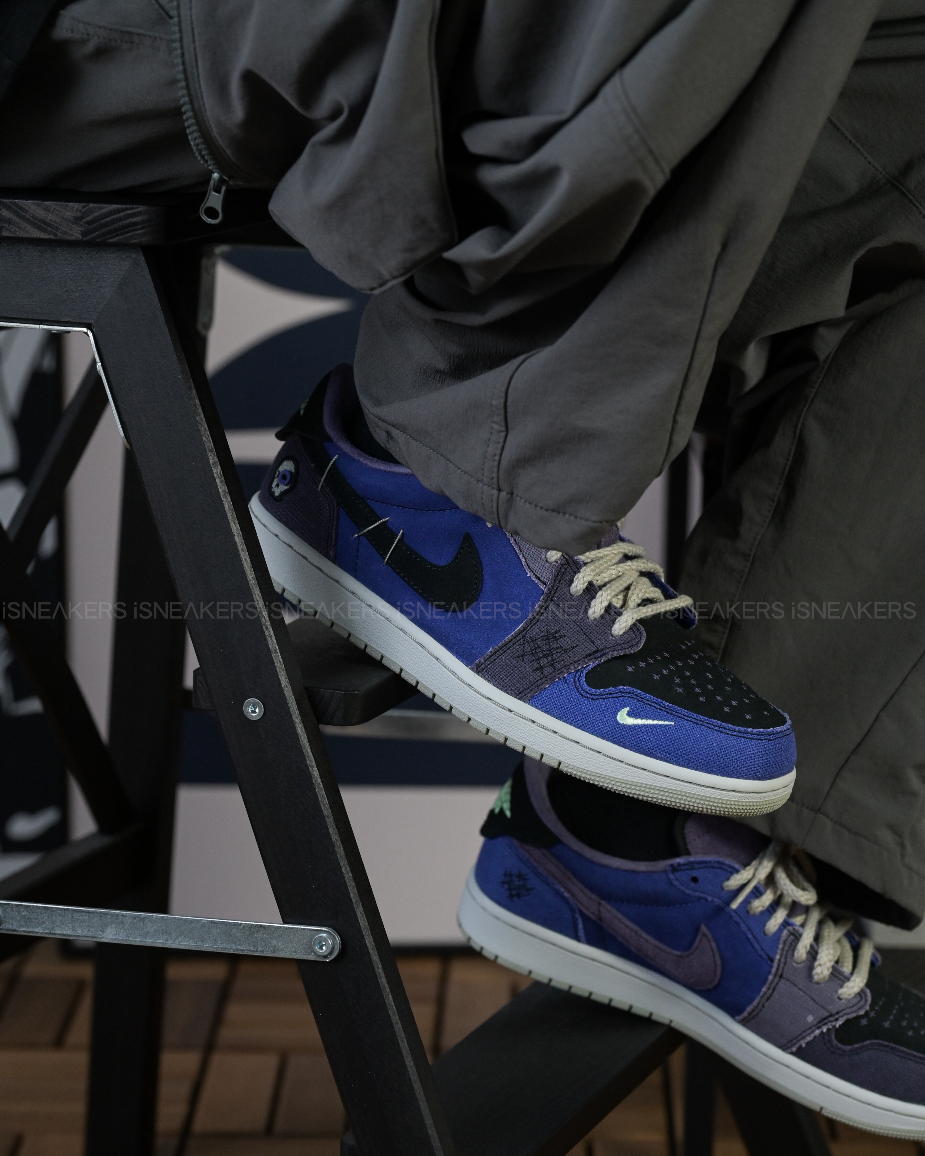 iSNEAKERS｜Zion Williamson x Nike Air Jordan 1 Retro Low OG "Voodoo Alternate" 巫毒娃娃 IH2309-500