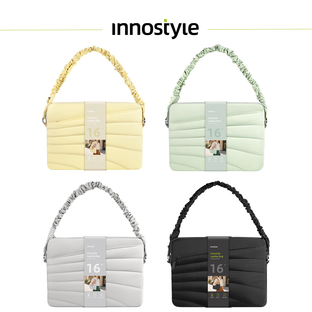 innostyle CarryLite系列 16吋 3種背法 防摔收納 斜背包/電腦包/筆電包/平板包/公事包/手提包/肩背包