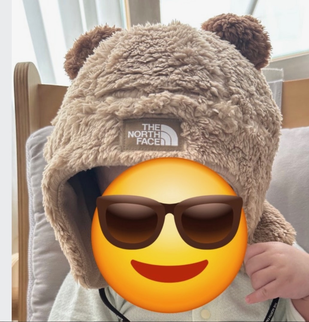 "THE NORTH FACE" 小熊耳朵毛帽 Kids