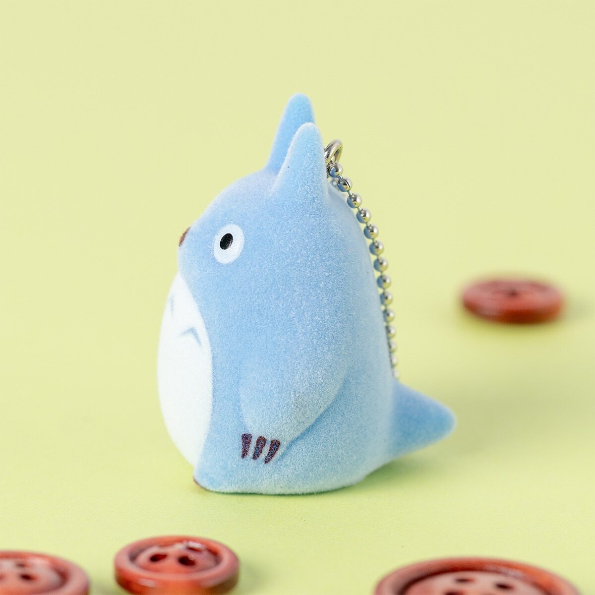 植絨鑰匙圈 中龍貓