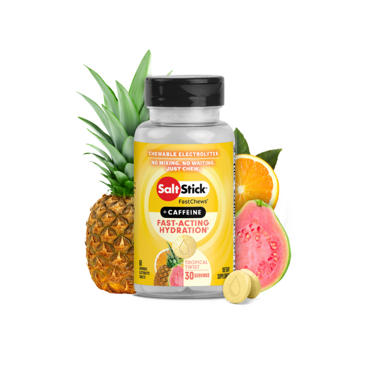 SaltStick 口含錠–綜合水果+咖啡因  (60入裝)