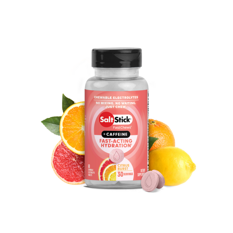 SaltStick 口含錠–柑橘派對+咖啡因  (60入裝)