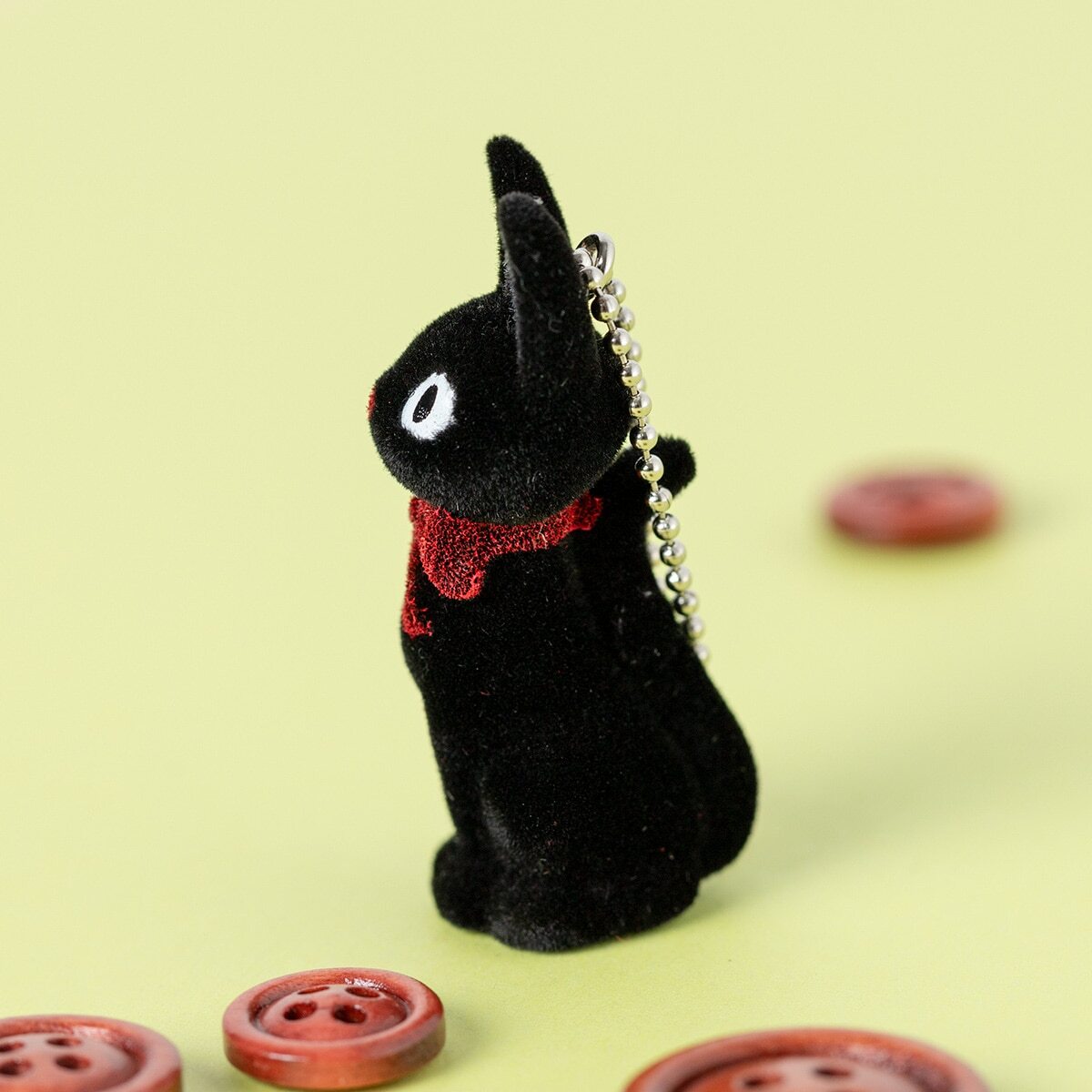 植絨鑰匙圈 吉吉