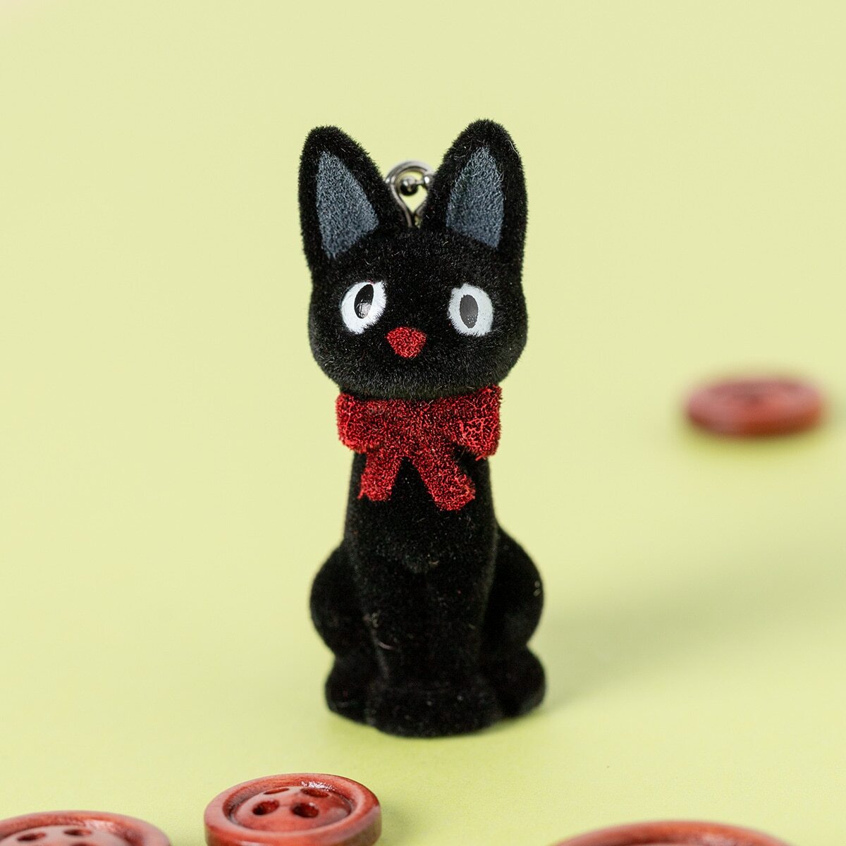 植絨鑰匙圈 吉吉