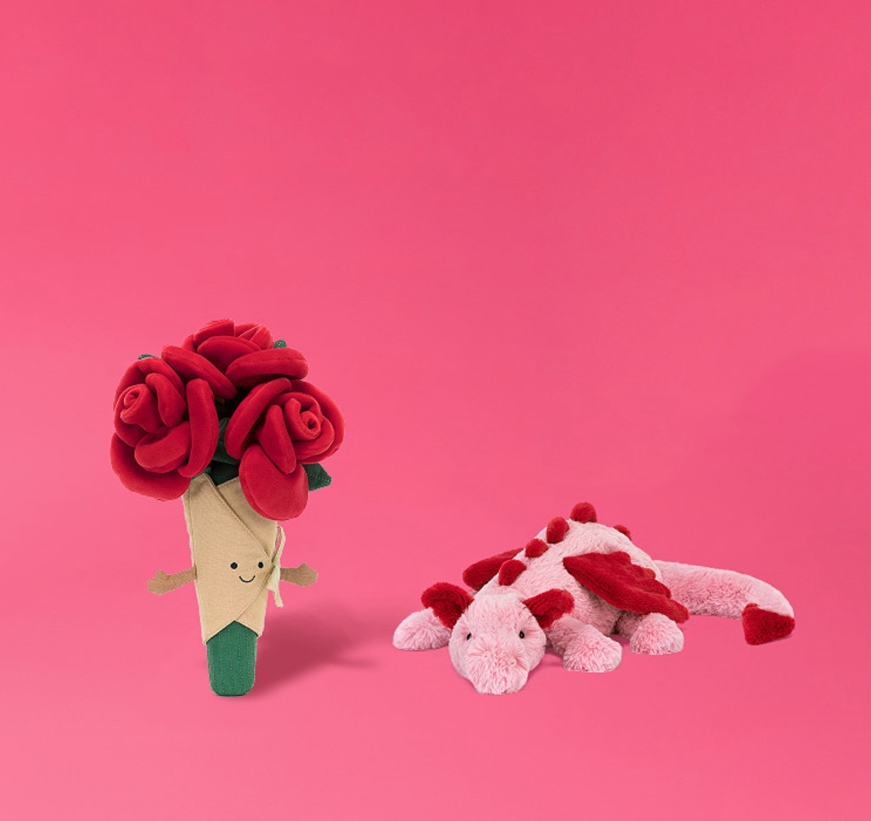【Luxury】全球首發 英國 Jellycat 绯心龙玩偶 浪漫套裝禮盒組 玩偶 花語信使考拉 邦尼兔