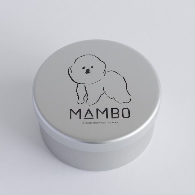 CLASKA - MAMBO 鋁製圓形便當盒 / 比熊犬