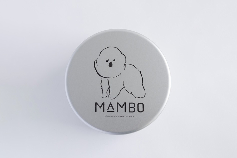 CLASKA - MAMBO 鋁製圓形便當盒 / 比熊犬