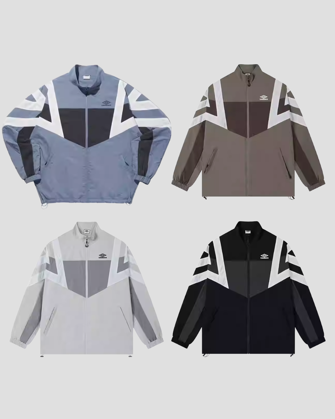 [Instock] UMBRO Game Track Jacket | (Black / Blue / Brown / Grey)