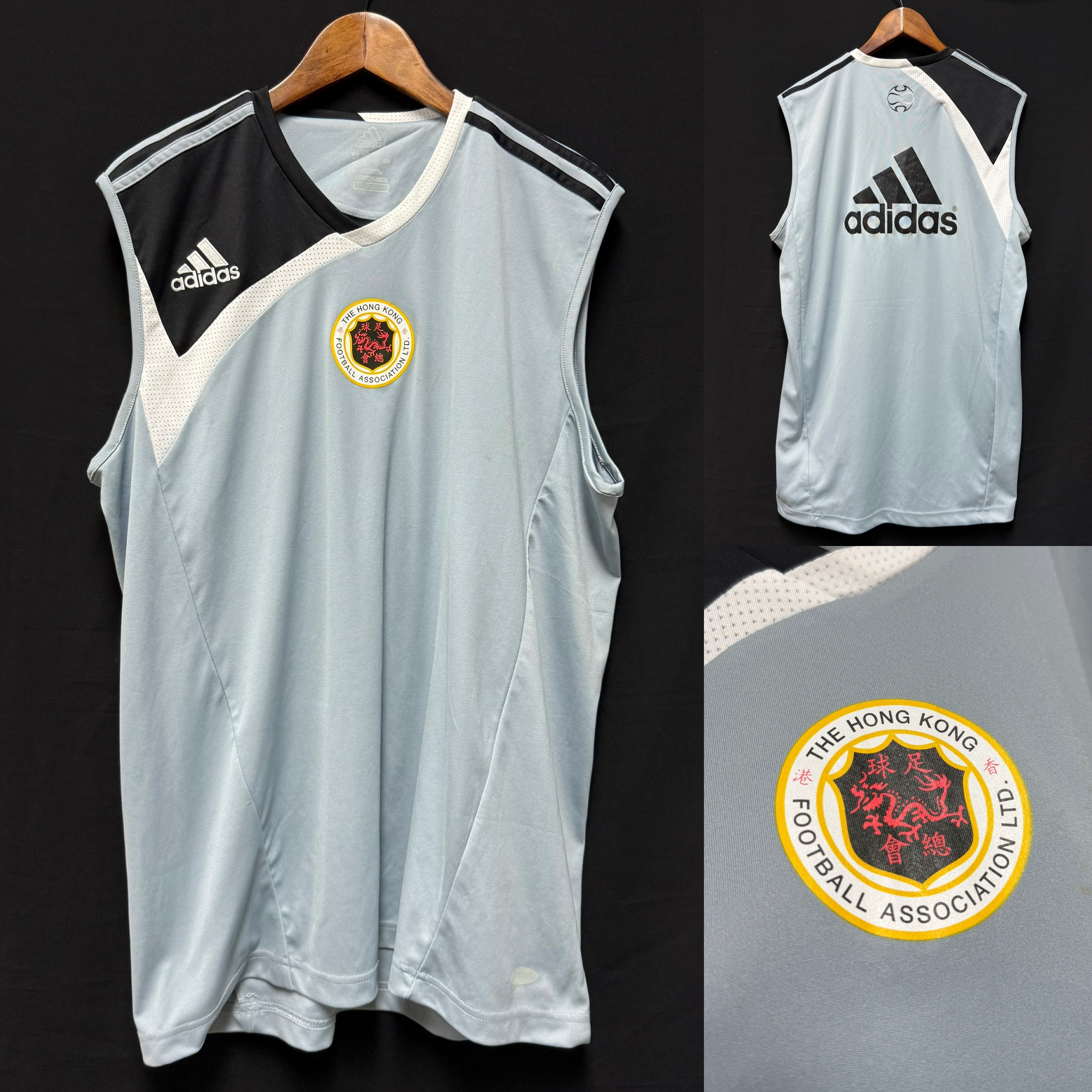 (Match Worn) Hong Kong Football Team 2007 Adidas Training Match Worn Shirt