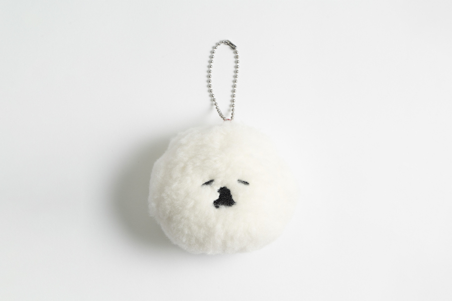 CLASKA-MAMBO 毛茸茸吊飾 愛睏臉