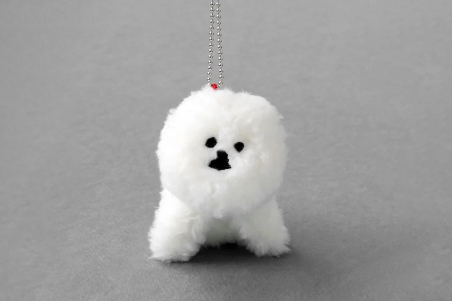 CLASKA-MAMBO 毛茸茸吊飾 坐姿