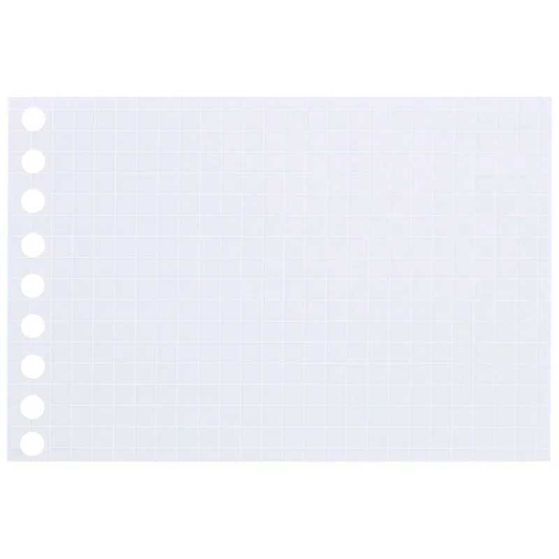 9孔 5mm方格 彩色活頁紙 B7｜MARUMAN 日本