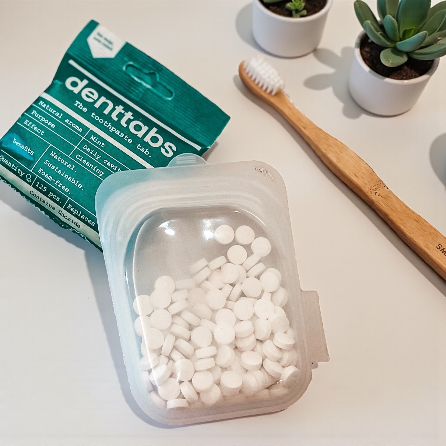 【綠印生活】牙膏錠專用矽膠密封袋