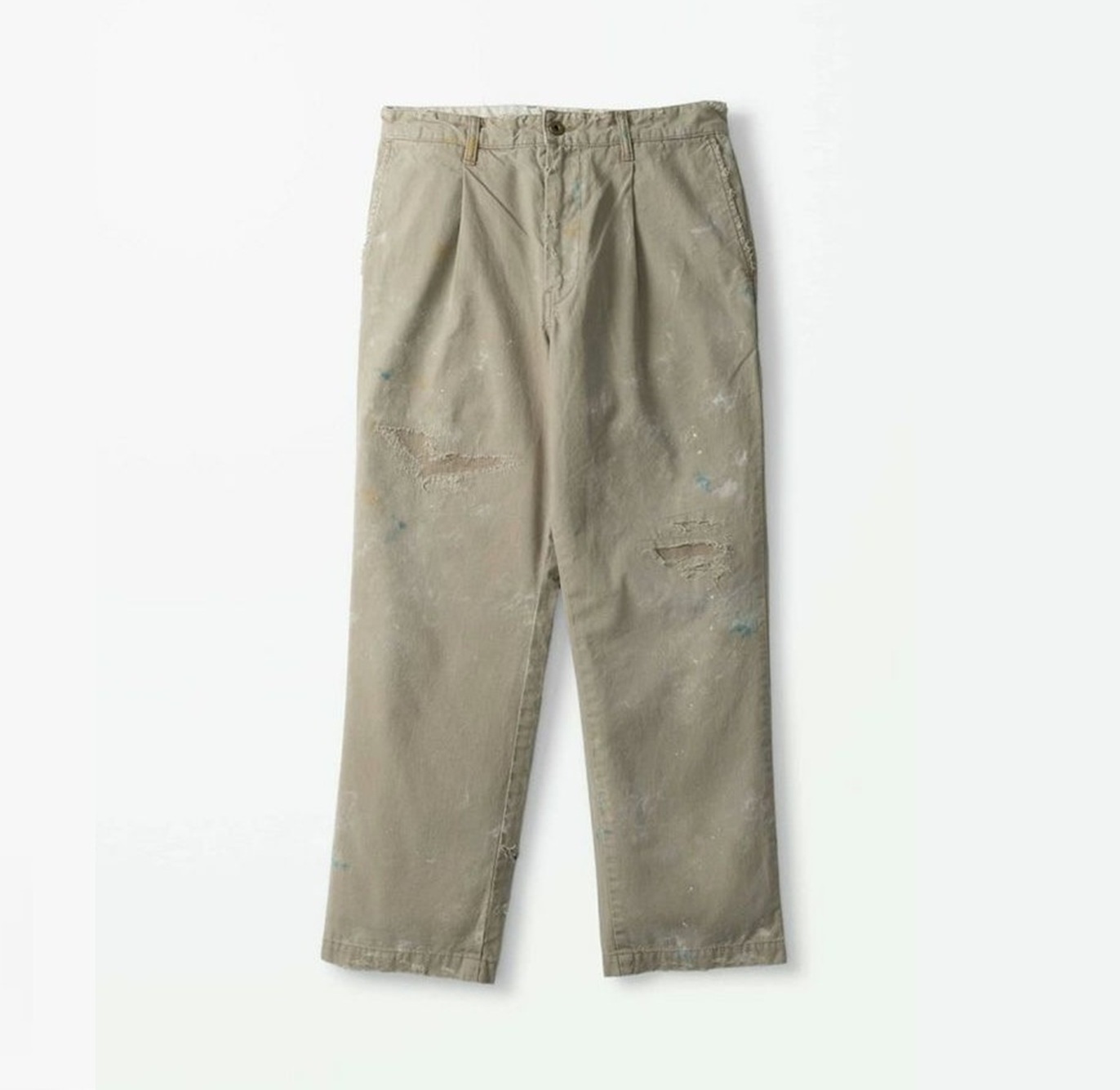 MADNESS 2025 THRASHED WORK PANTS *MADE IN JAPAN - BEIGE PRE ORDER ITEM (預訂中)