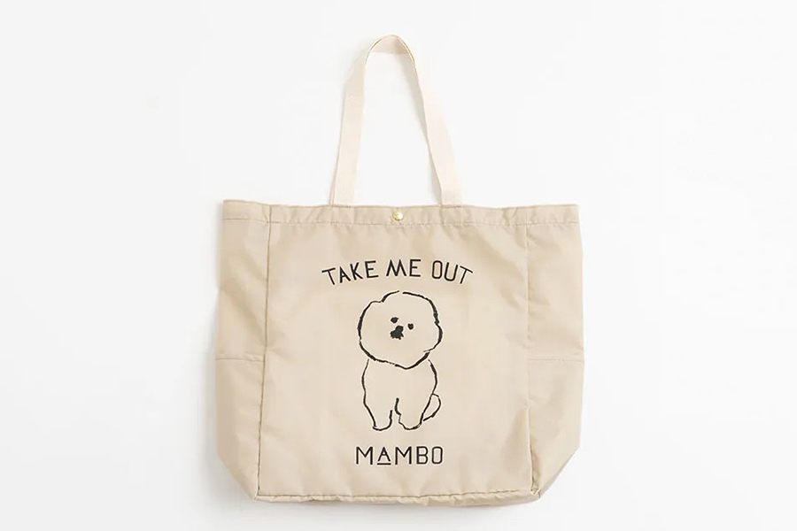 CLASKA-MAMBO TAKE ME OUT 尼龍 Marche 托特包/淺褐