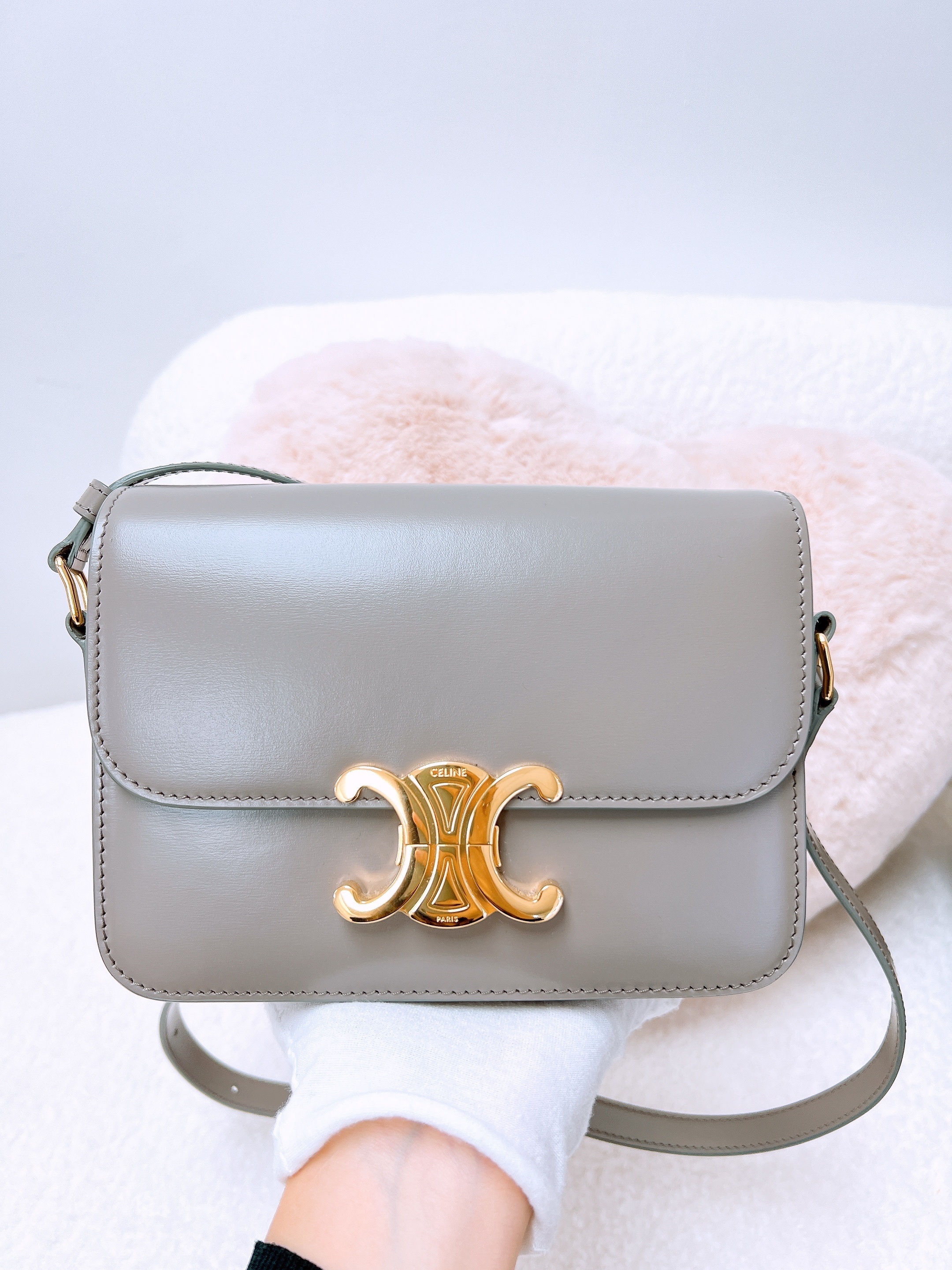 Celine triomphe teen grey