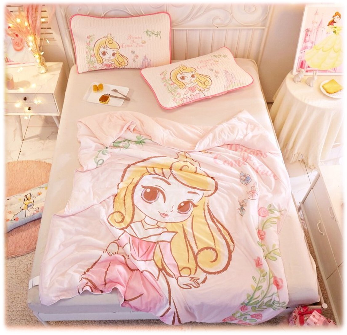 迪士尼公主 輕柔凉感冷氣被 冰涼被 |睡美人