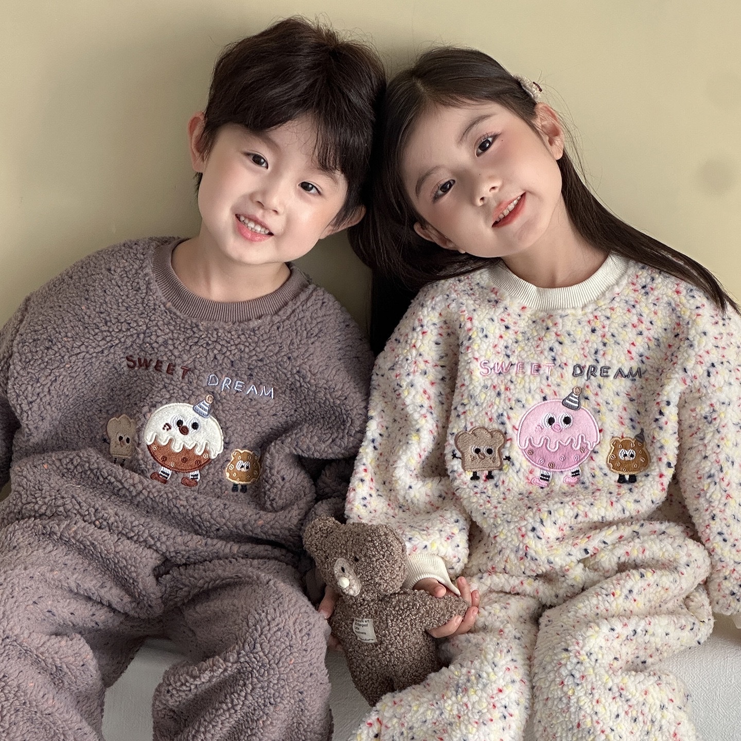 冬季甜點羊羔絨套裝