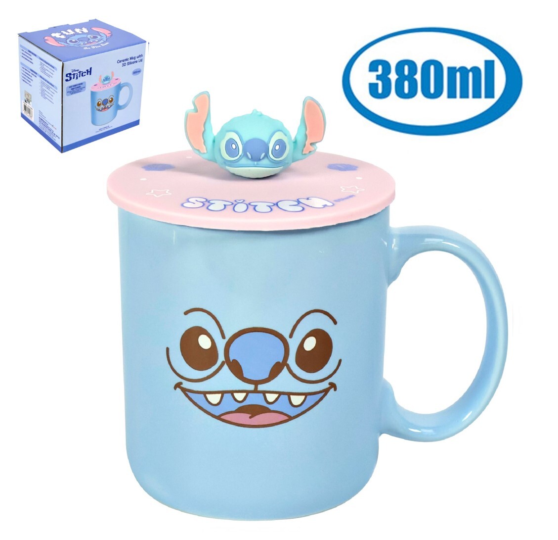 迪士尼史迪仔| 3D陶瓷杯連蓋
