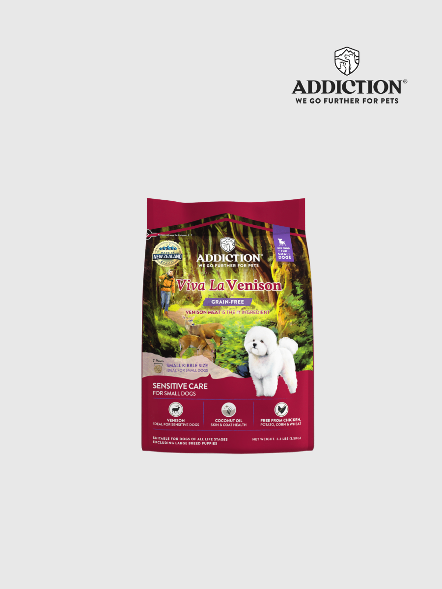 【Addiction 愛德勝】無穀全齡犬｜野生鹿肉 小顆粒