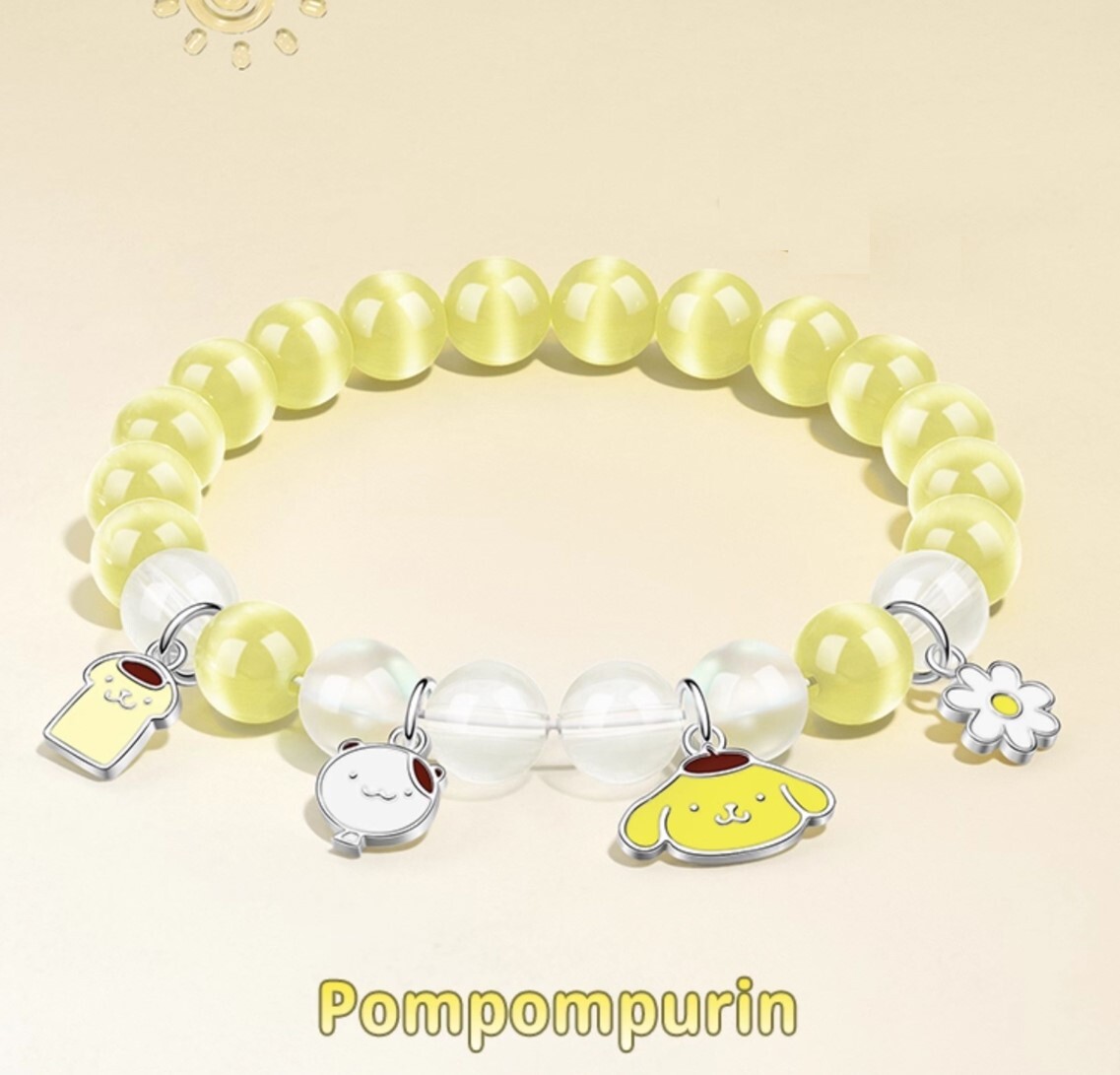 布丁狗  Sanrio |兒童水晶手鐲 成人水晶手鏈