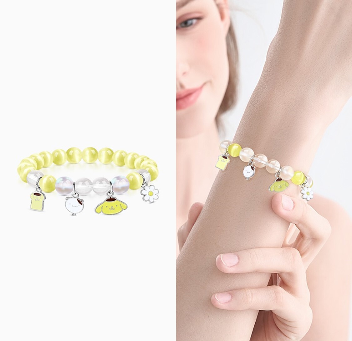 布丁狗  Sanrio |兒童水晶手鐲 成人水晶手鏈
