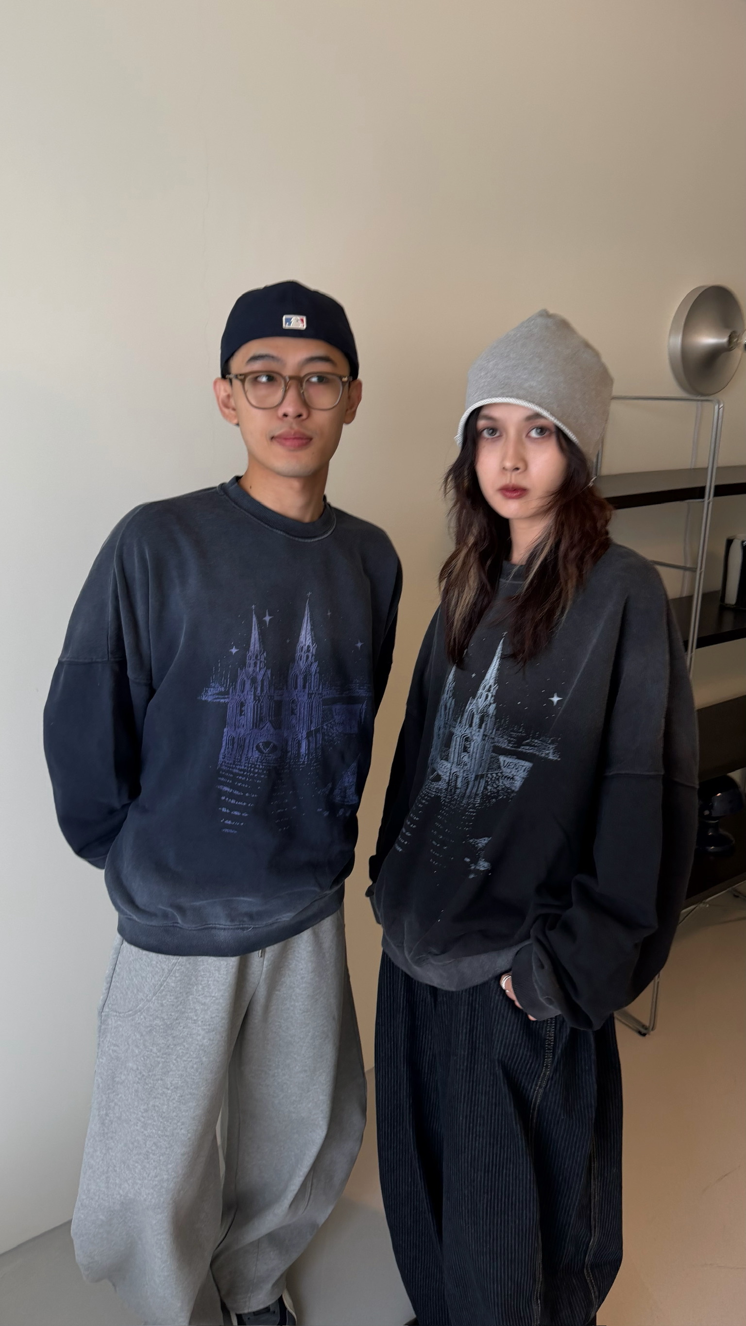 洗舊古堡大學Tee(毛巾料）