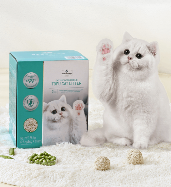 Member's Mark品牌 酵素除臭豆腐貓砂 2.6kg x 一包 / 2.6kg x 三包裝