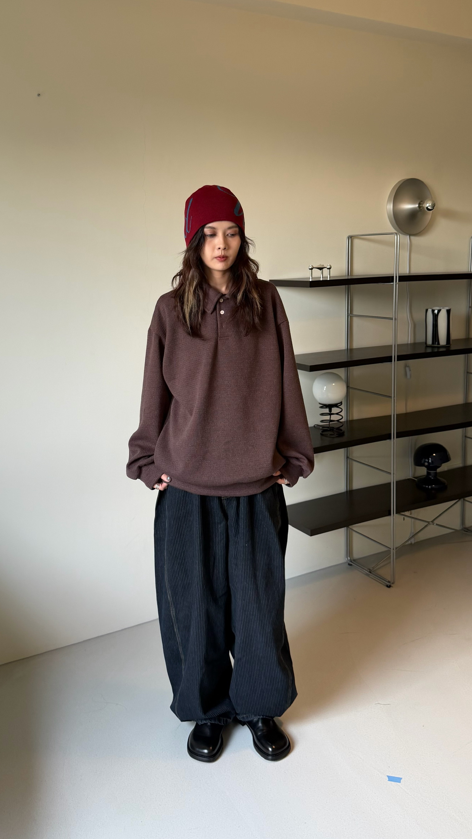 輕盈編織簡約polo☝🏻